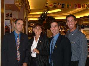 Celebrating demerger victory (June 2004) with Ruth Kovac, Anthony Housefather and Mitchell Brownstein