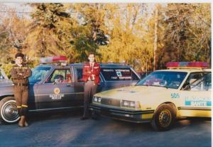 Glenn J. Nashen on duty with Urgences Santé and Jeff Silver (in brown coveralls) with EMO